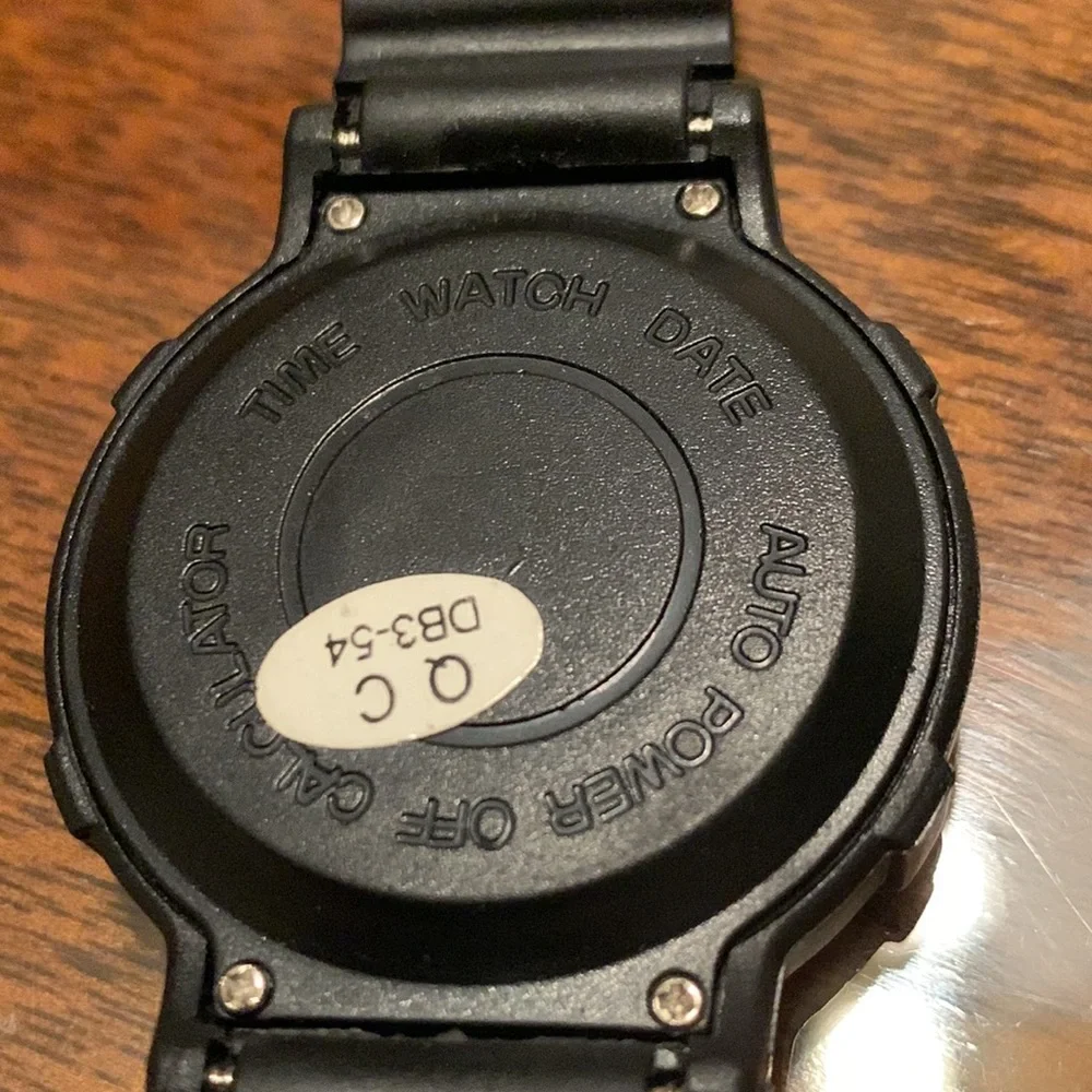 Sunway Calculator Digital Watch Luxury Dual Functions Calendar Clock Vintage